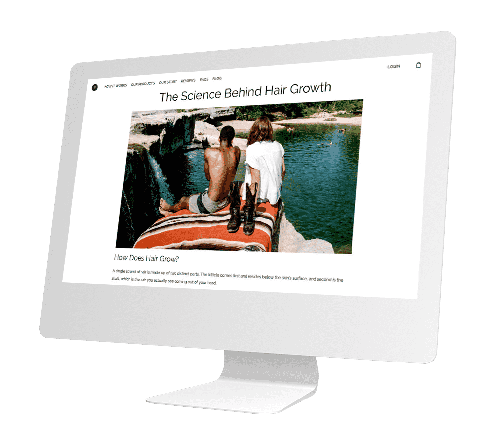 Cria Hair Content Management Image