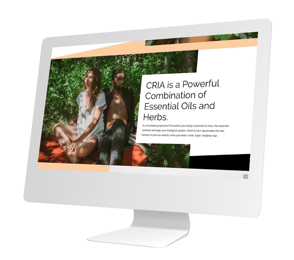 Cria Hair Interface Design Image