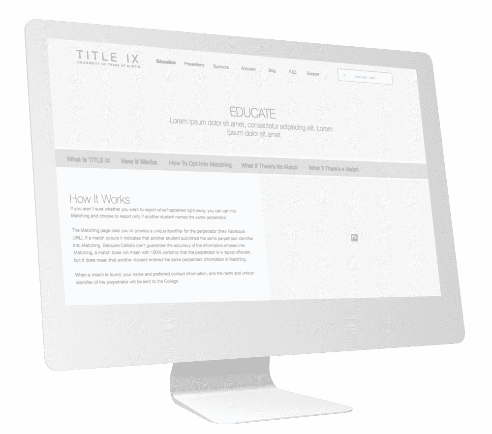 University of Texas User Experience Image