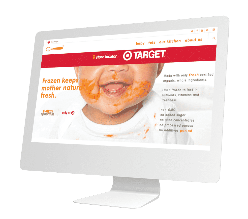 Yummy Spoonfuls Interface Design Image