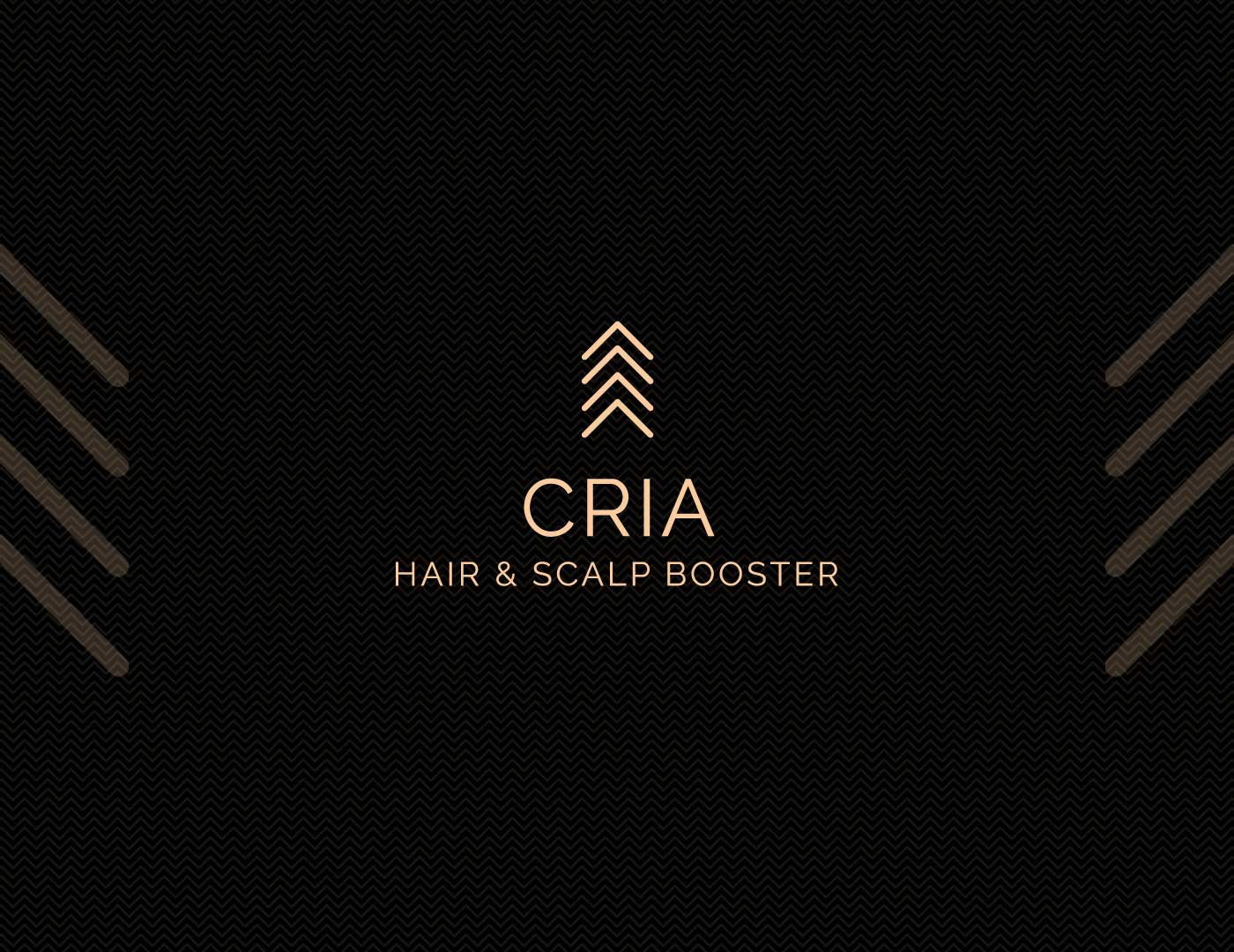 Cria Hair Brand Identity Design Image