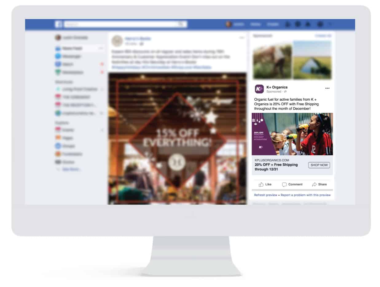 K Plus Organics Social Media Ad Campaigns Image