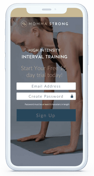 Momma Strong Mobile Responsive Image
