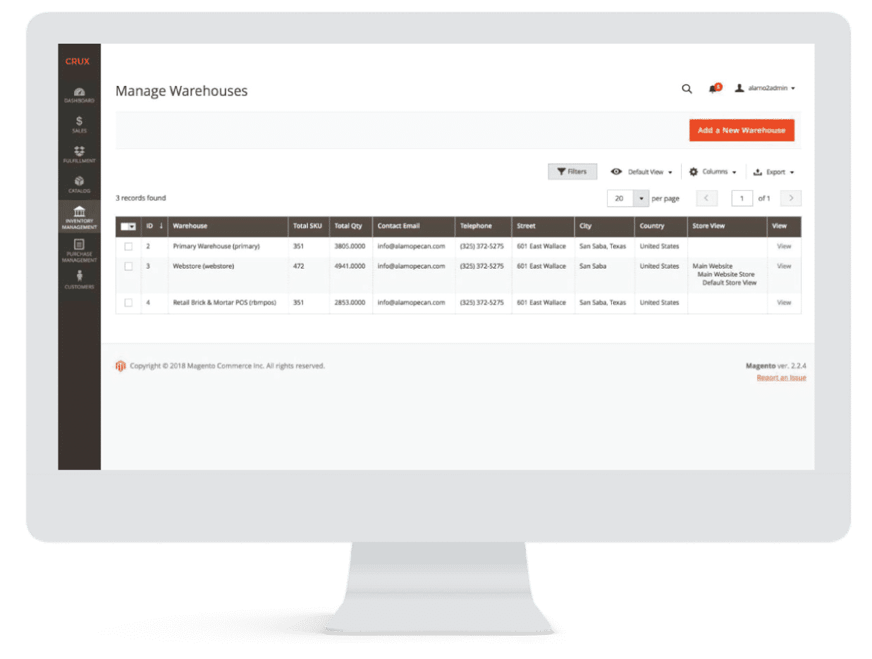 Alamo Pecan Warehouse Management Image