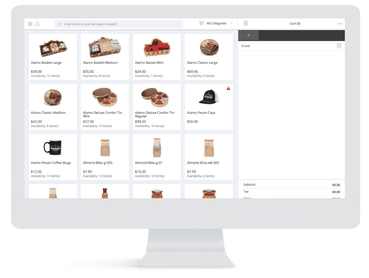 Alamo Pecan Point Of Sale Image