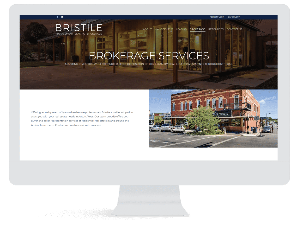 Bristile User Interface Design Image