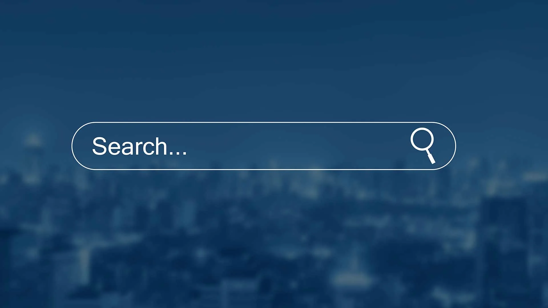 A screen search bar