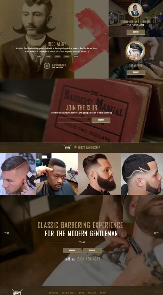 Redds Barbershop Home 2