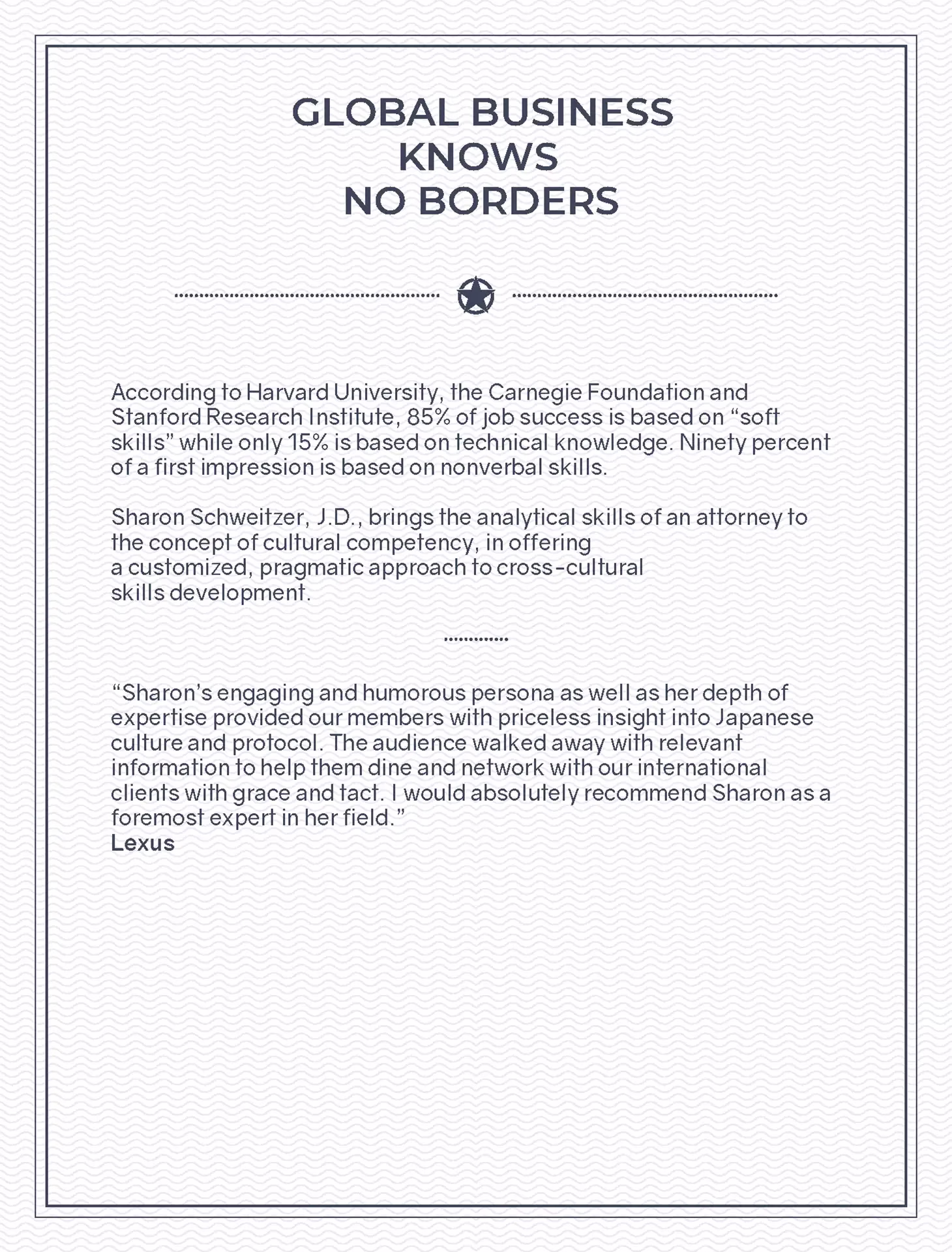 LPC Access to Culture Booklet Page 3 Access to Culture collateral design.