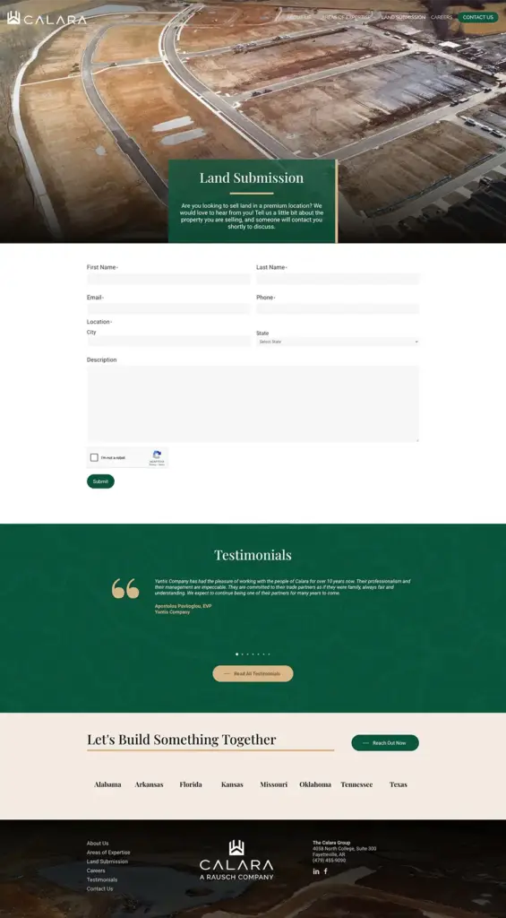LPC Calara Land Submission