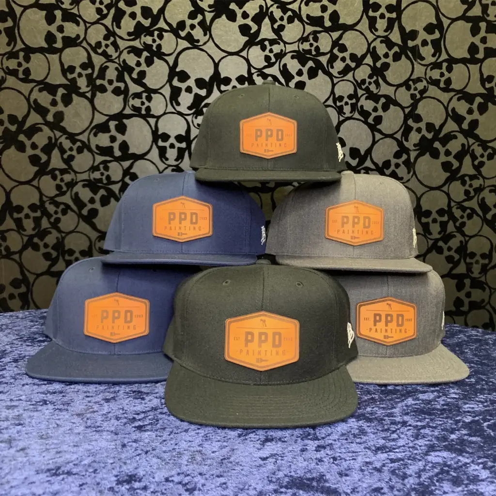 PPD Painting Hats Custom baseball hats designed for PPD Painting.