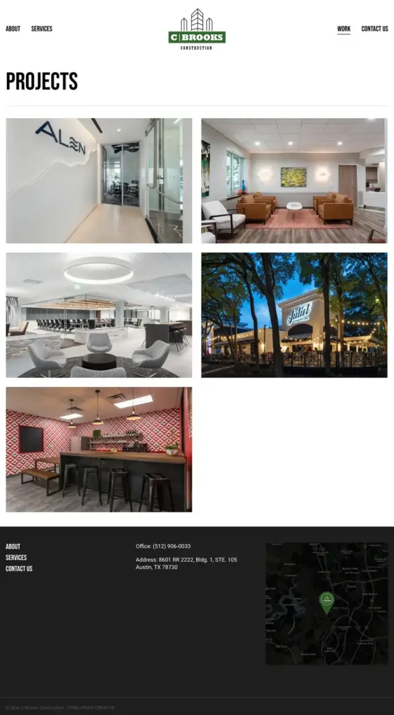 C Brooks Construction Projects