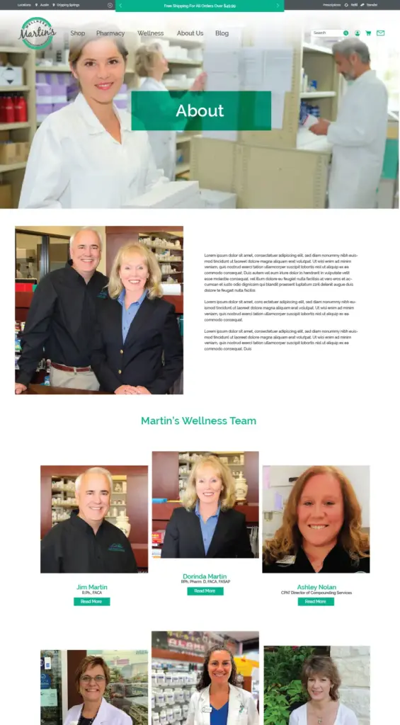 Martins Wellness About