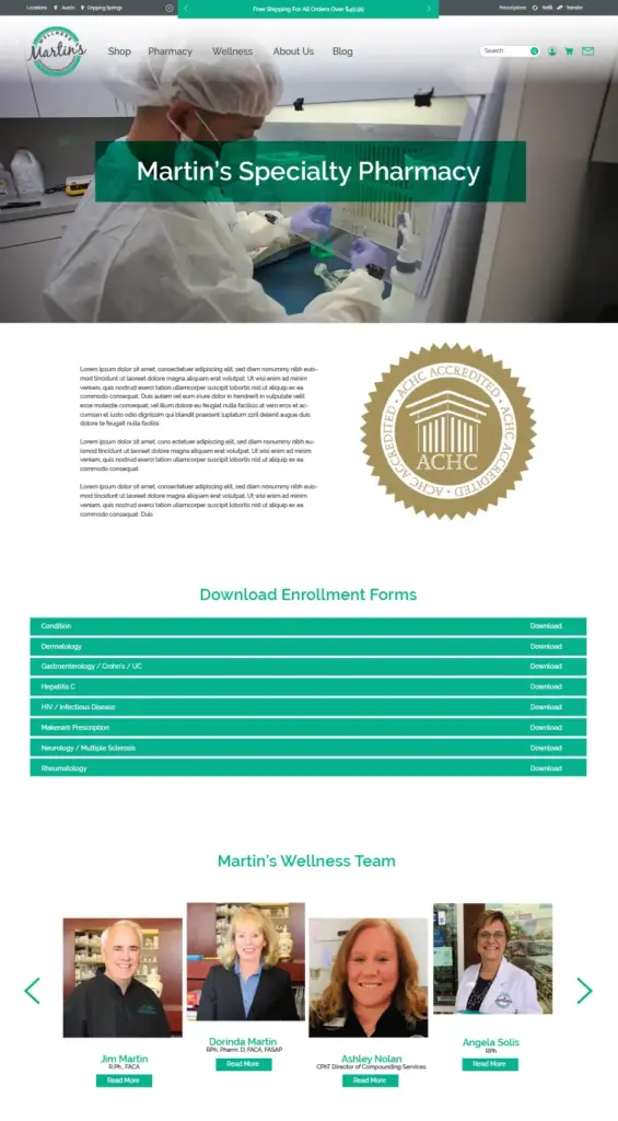 Martins Wellness Specialty Pharmacy