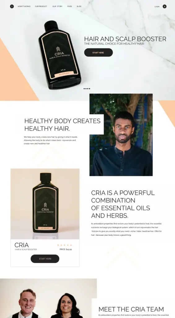 Cria Hair Home
