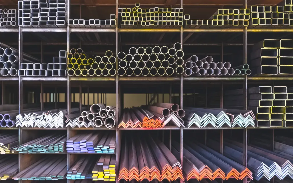 Projects 16 Stacked steel inventory at Texas Iron & Metal