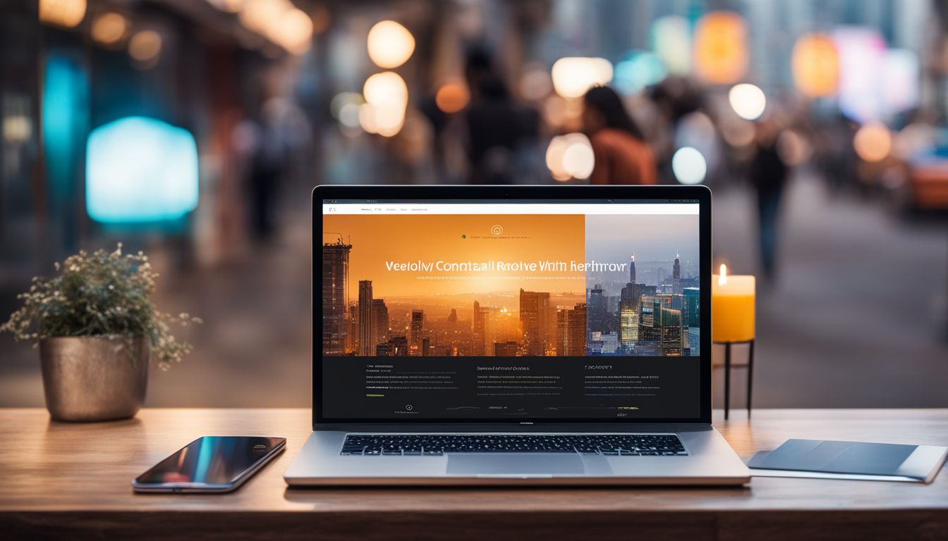 A modern website interface with diverse conversion rate optimization tools and photography. A modern website interface with diverse conversion rate optimization tools and photography.