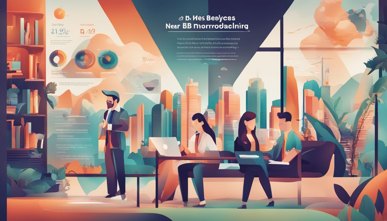 A data-driven infographic comparing B2B and B2C storytelling surrounded by industry-related objects and nature photography. A data-driven infographic comparing B2B and B2C storytelling surrounded by industry-related objects and nature photography.