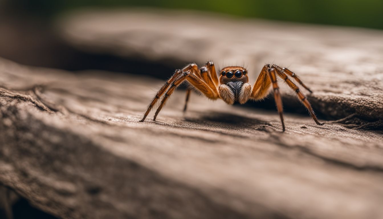 A spider crawling through a diverse and visually appealing nature photography website.
