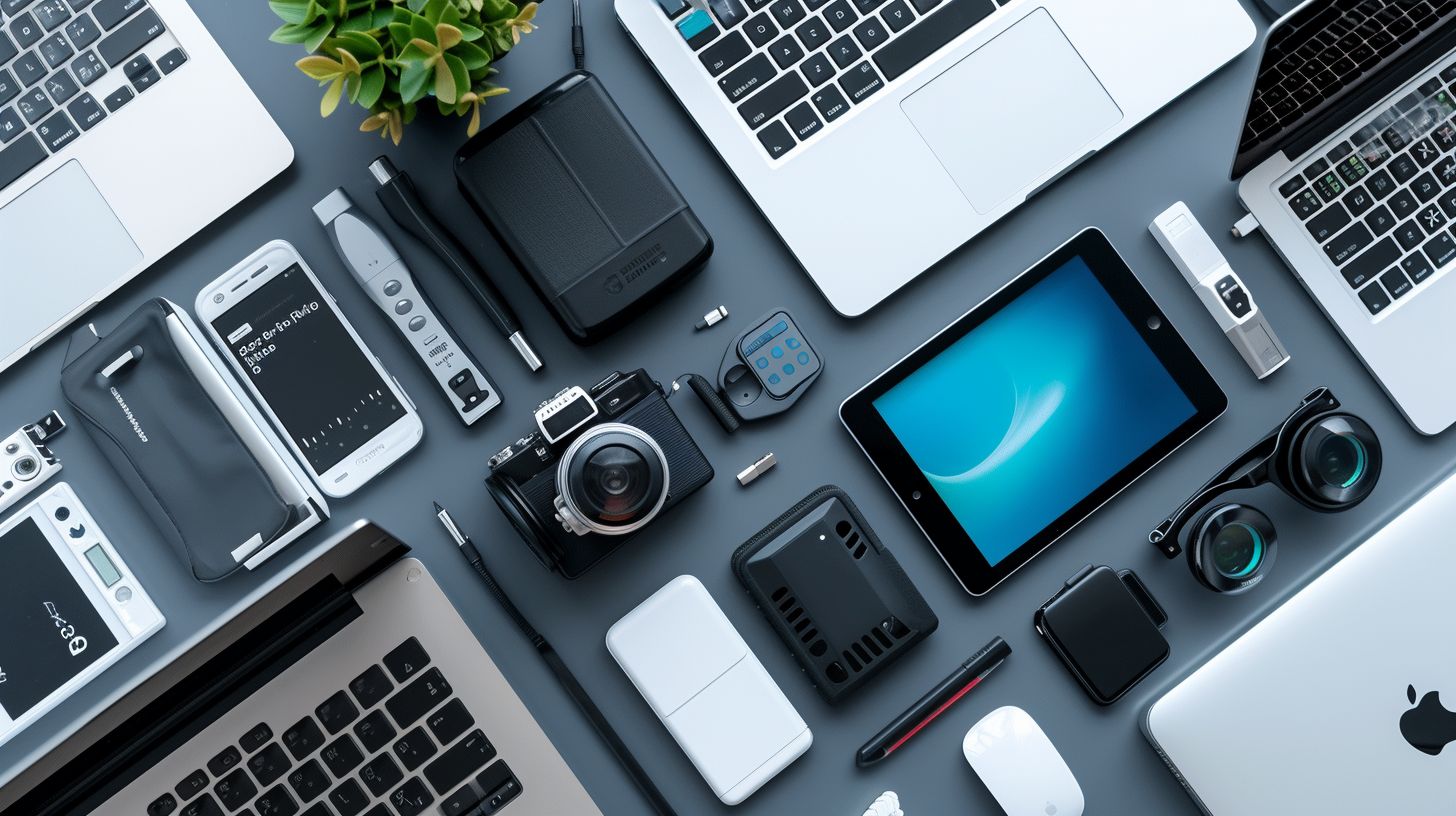 Smart devices working together in an AI-powered ecommerce setting.