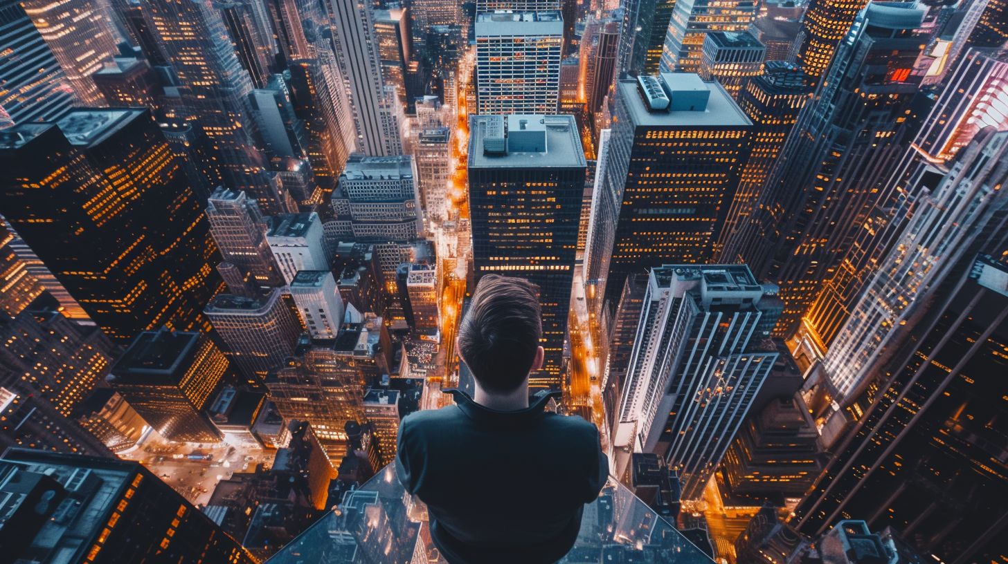 An online entrepreneur navigates through the virtual marketplace of Cityscape Photography.