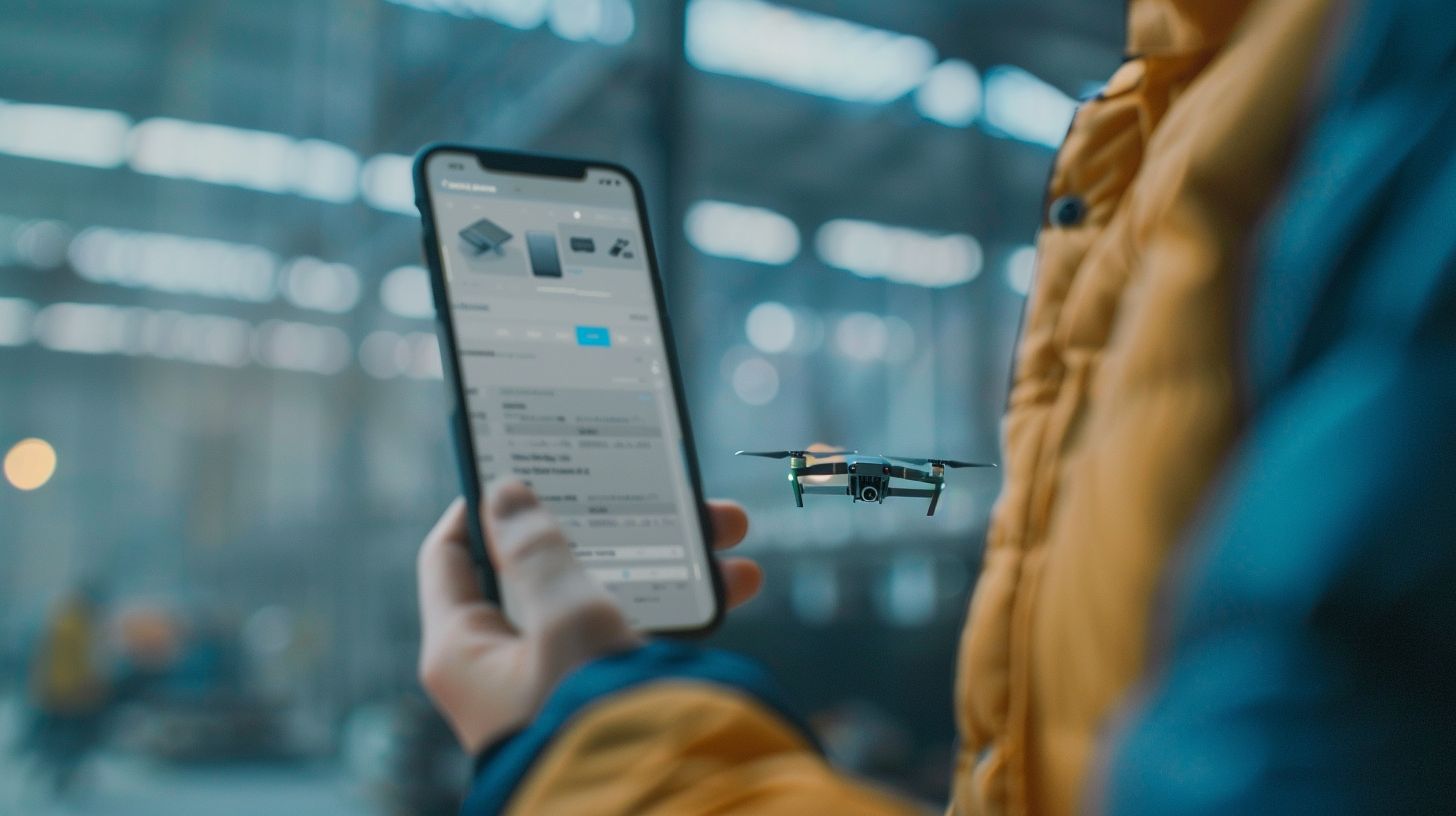 A person using a drone to track keyword rankings for aerial photography. A person using a drone to track keyword rankings for aerial photography.