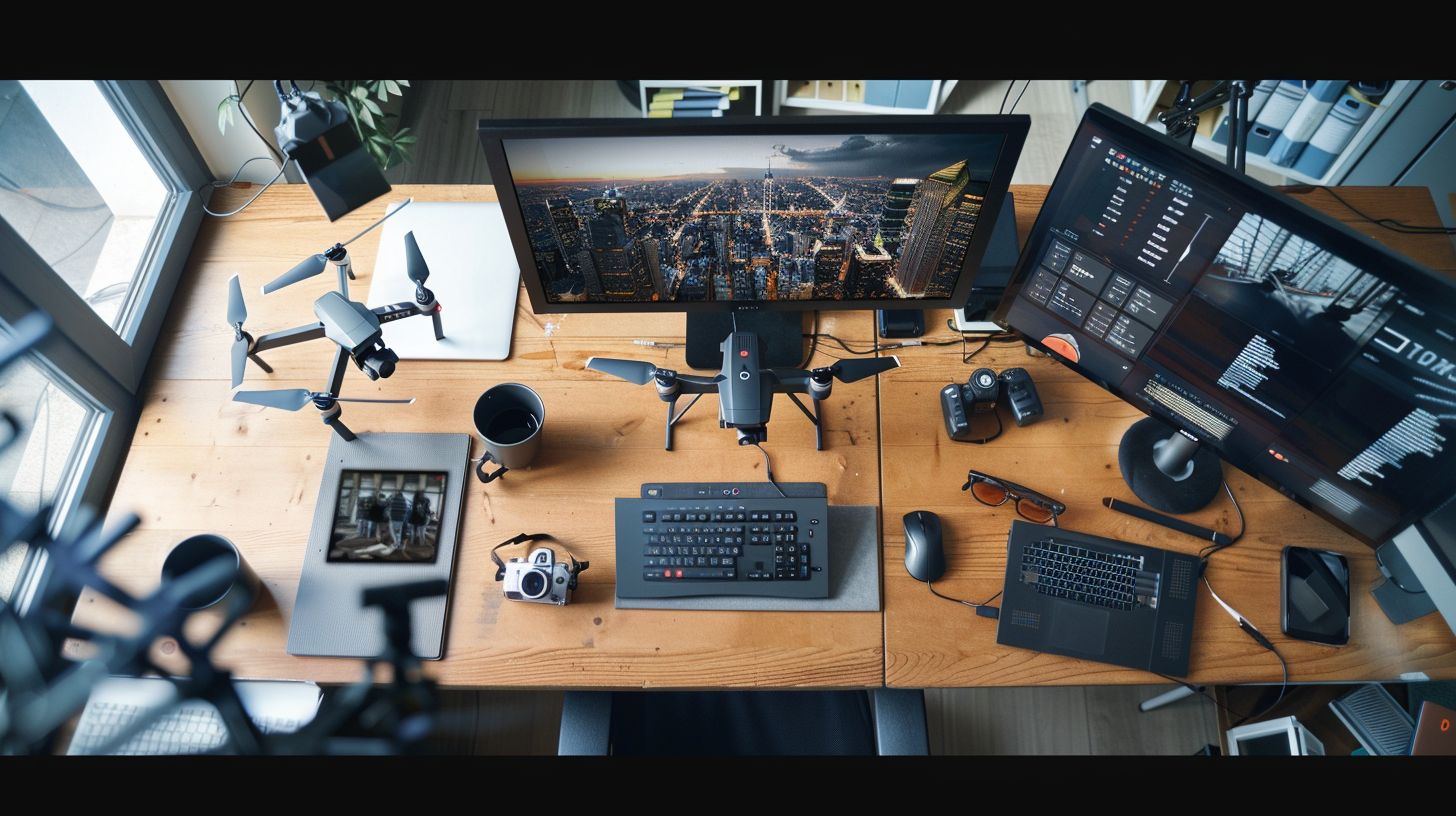 A modern office with digital devices and SEO tracking tools. A modern office with digital devices and SEO tracking tools.