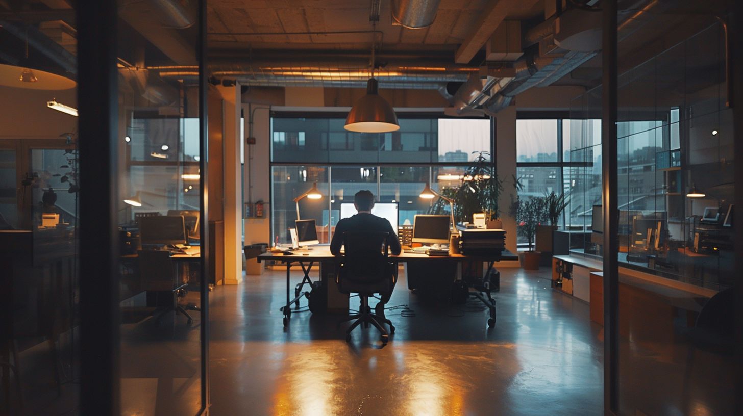 A person using SEO monitoring tools in a modern office setting. A person using SEO monitoring tools in a modern office setting.