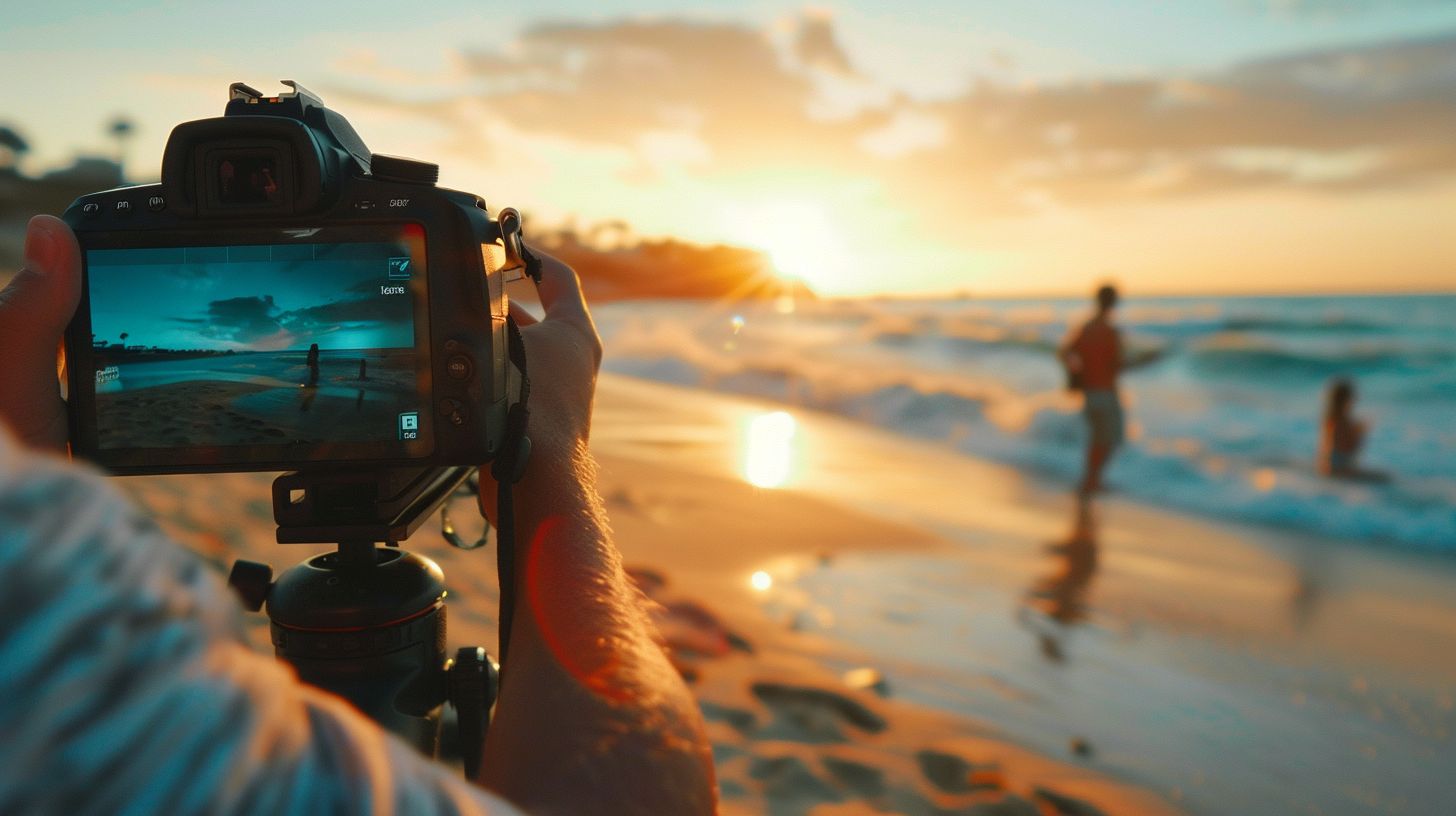 Creating SEO-optimized title and engaging description for a DSLR video.