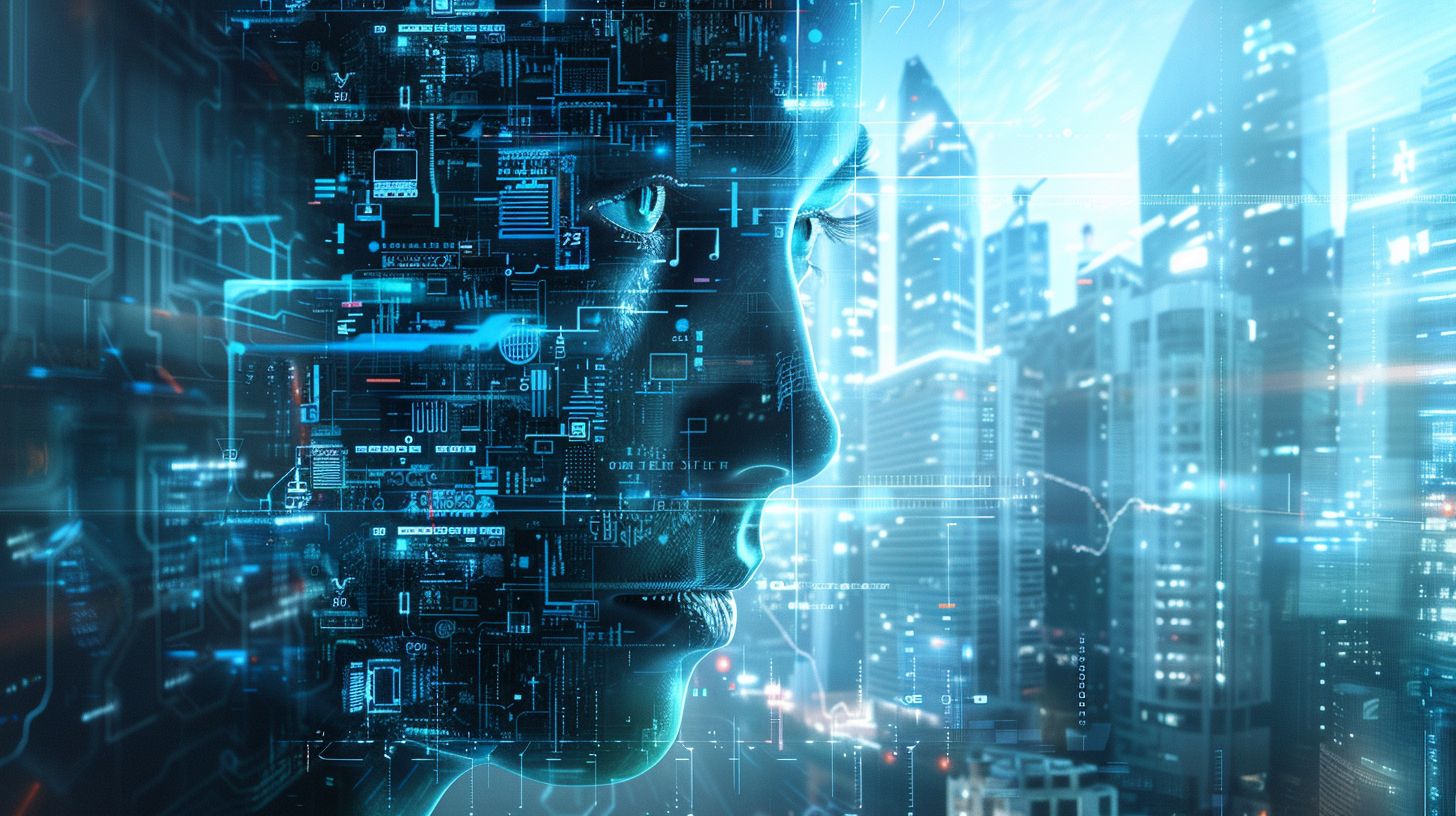 A futuristic digital interface with a high-resolution camera in a cityscape. A futuristic digital interface with a high-resolution camera in a cityscape.