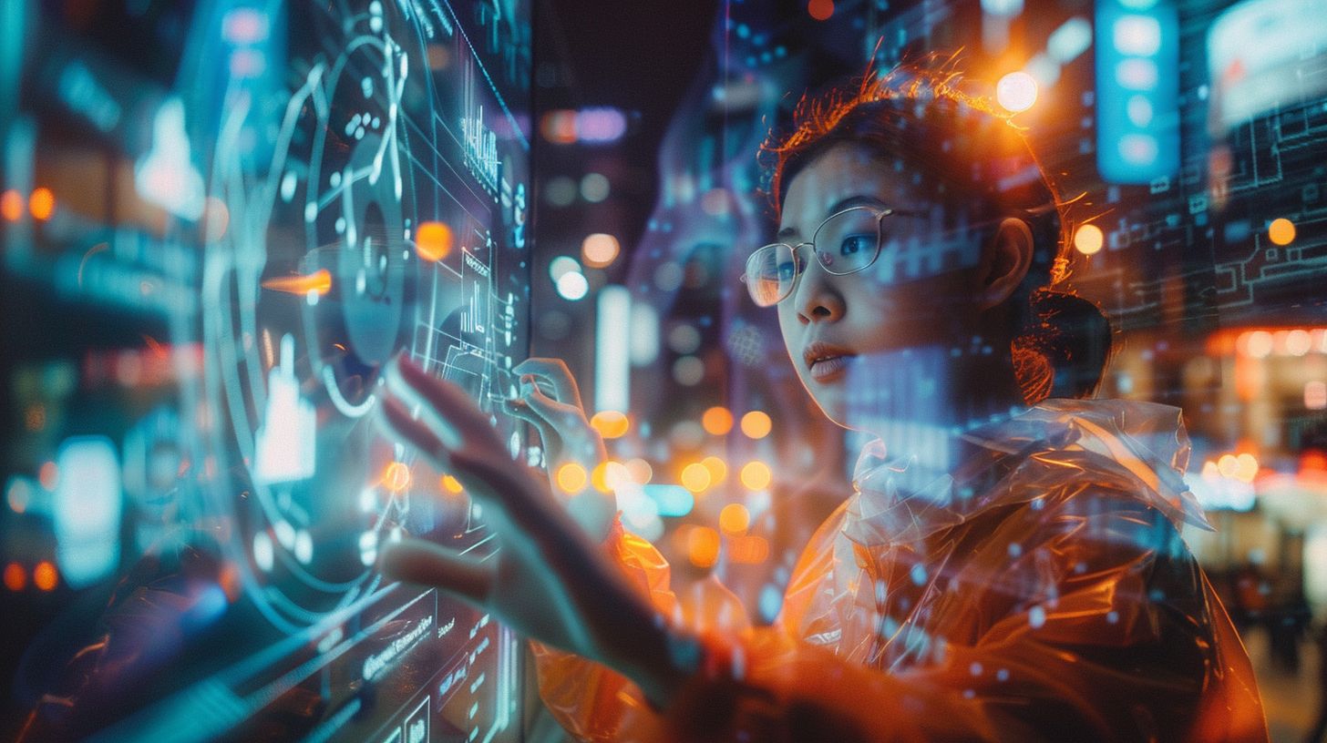 Interacting with voice interface in a modern tech-savvy environment. Interacting with voice interface in a modern tech-savvy environment.