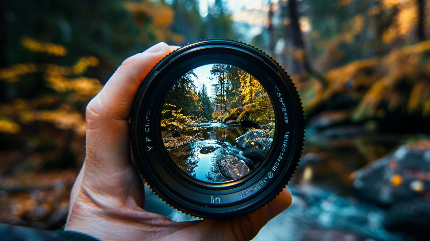 The nature photography with wide-angle lens is a branded product. The nature photography with wide-angle lens is a branded product.