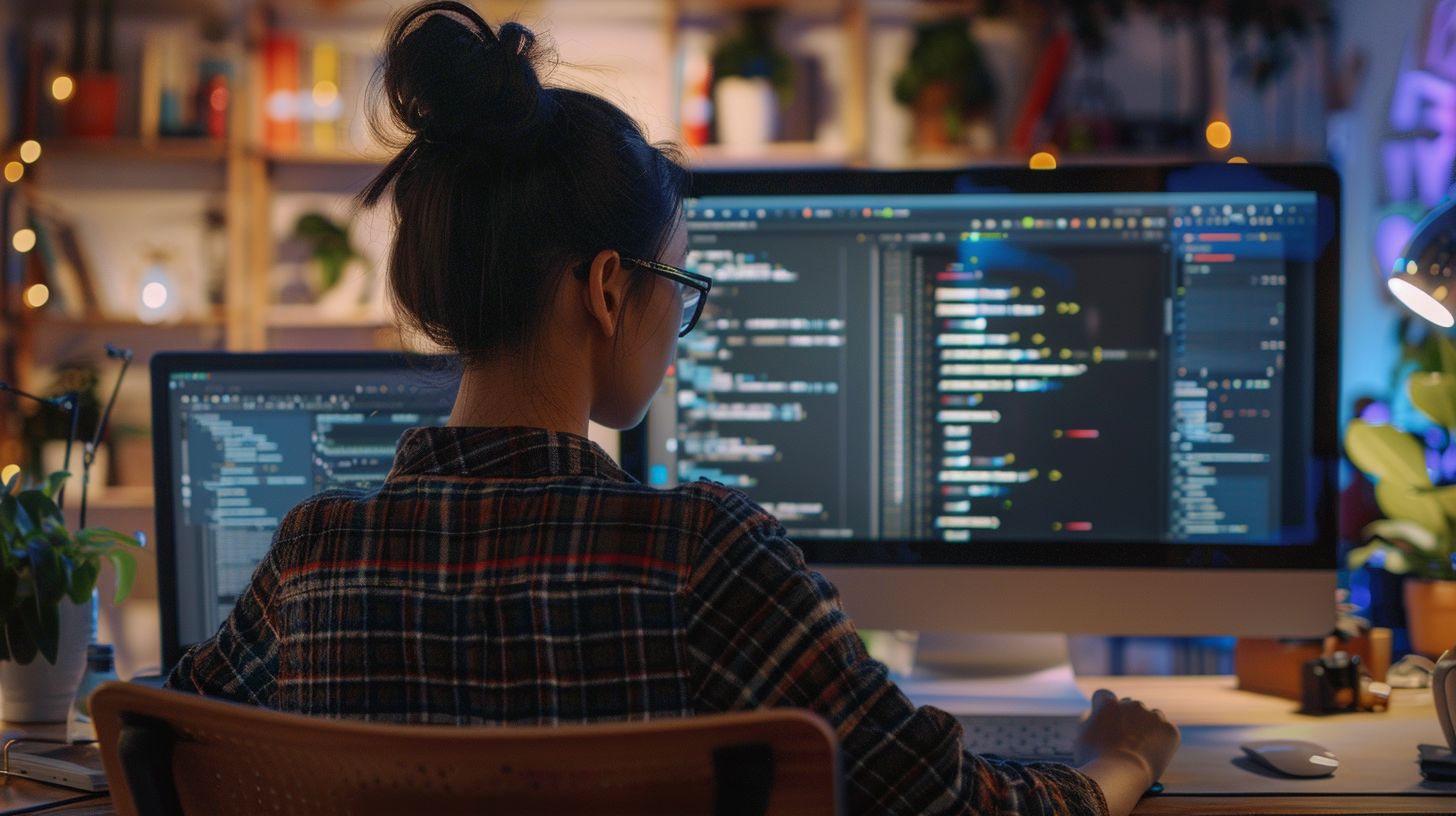 A web developer is analyzing and validating user inputs. A web developer is analyzing and validating user inputs.