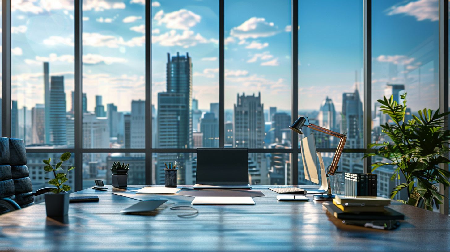 A variety of marketing tools displayed on a modern workspace. A variety of marketing tools displayed on a modern workspace.