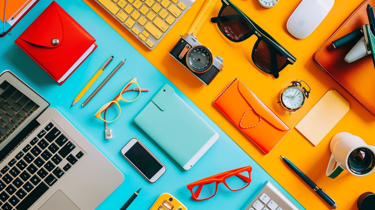 A wide-angle shot of an eCommerce website structure design.