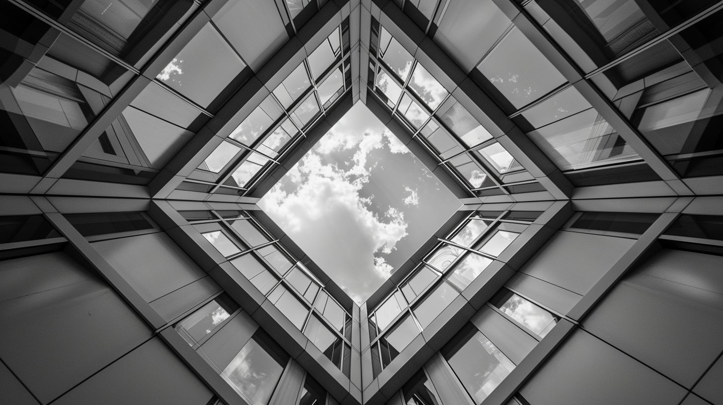 A wide-angle shot of an eCommerce website structure design.